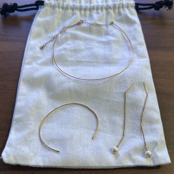 Gold filled jewelry bundle set - Picture 3 of 17